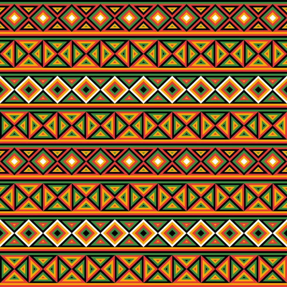 Pan African Color Seamless Pattern vector