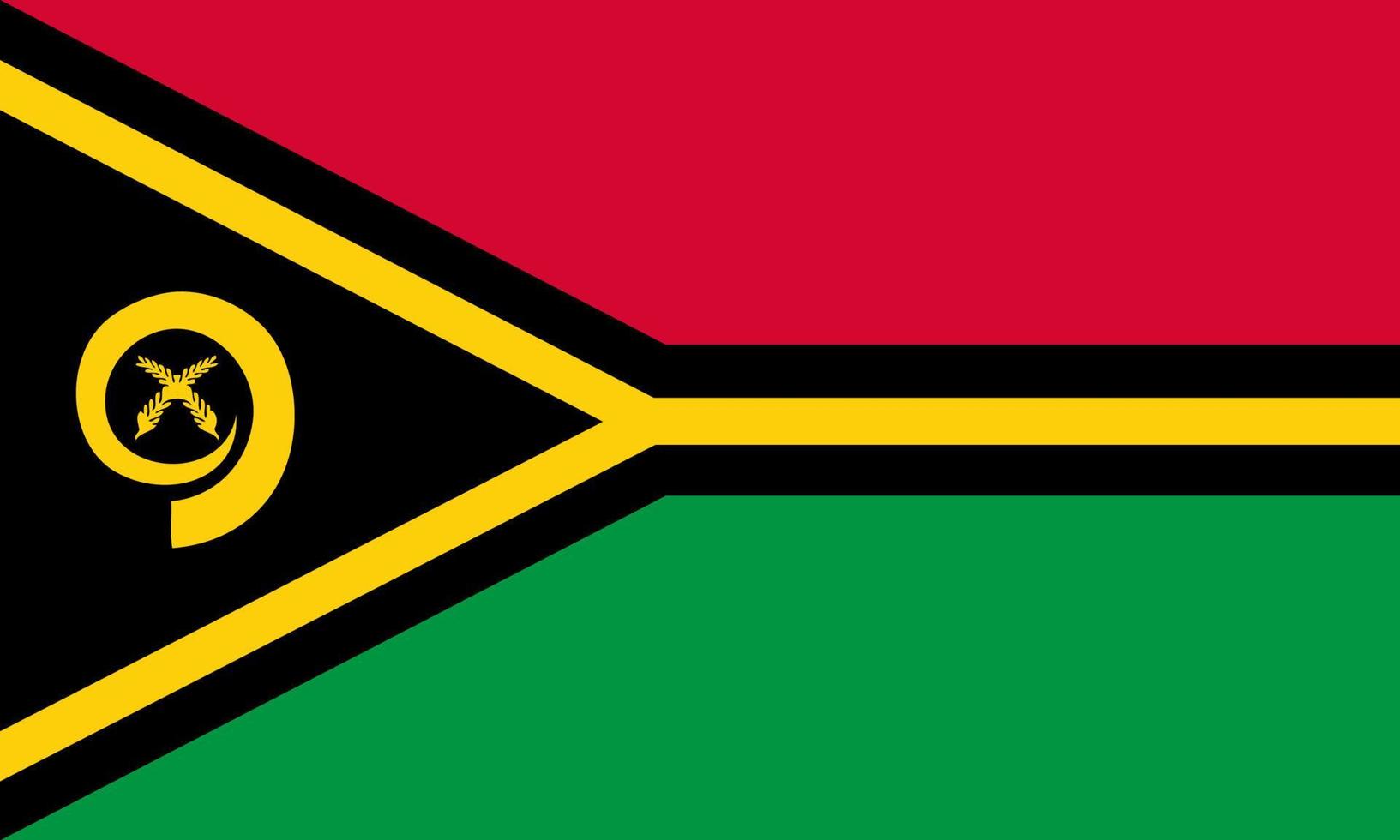 Flag Of Vanuatu vector