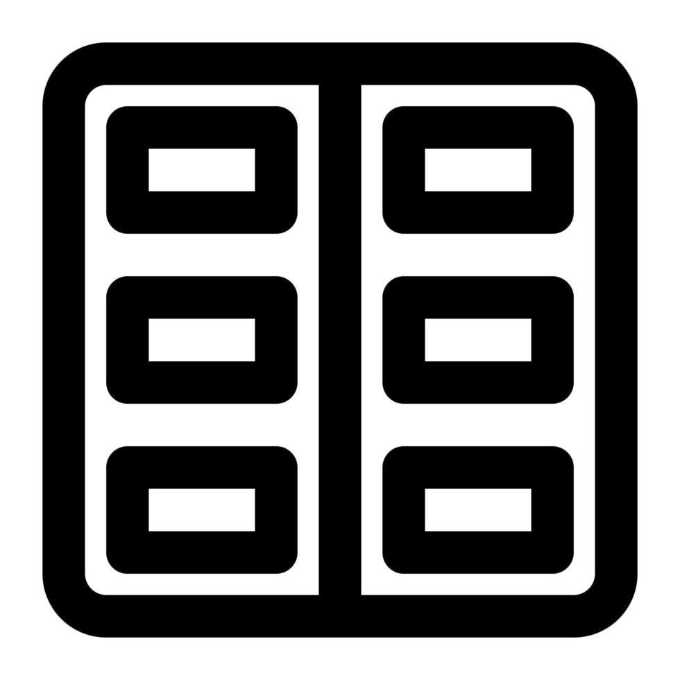 Door With Outline Icon suitable for House icon set vector
