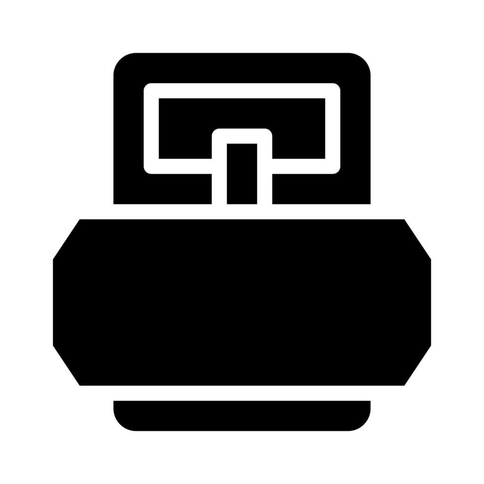 Gas Cylinder With Solid icon suitable for House Icon Set vector