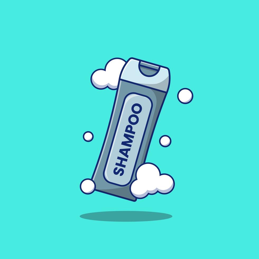 Shampoo cartoon vector icon illustration isolated object