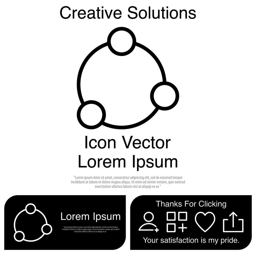 Atom Icon Vector EPS 10