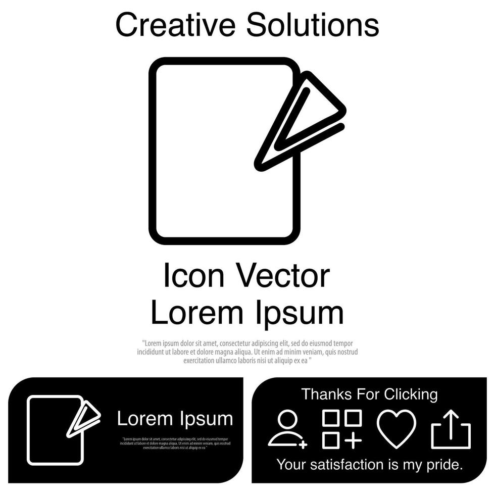 Best Document Icon Vector EPS 10