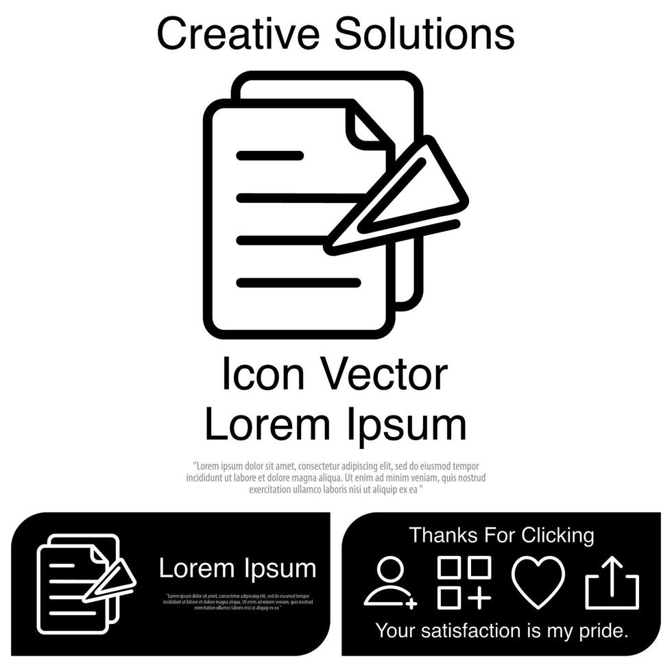 mejor documento icono vector eps 10