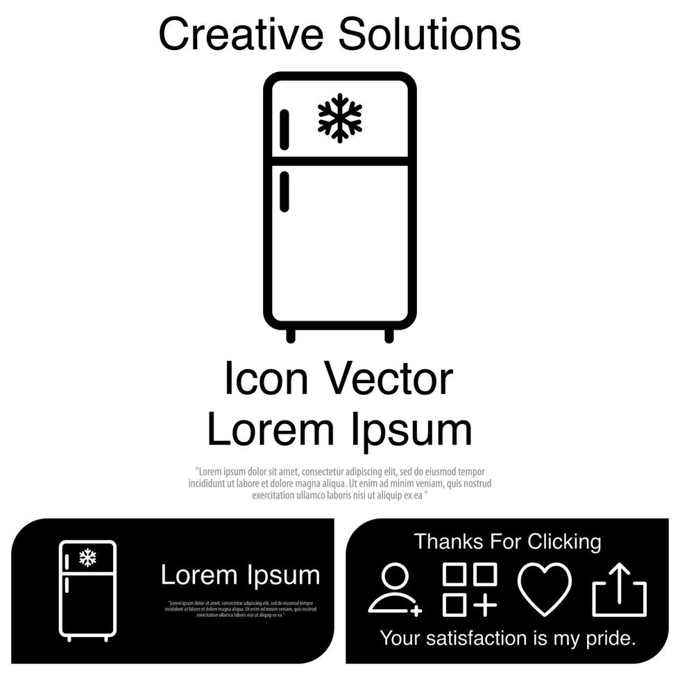 Freezer Icon Vector EPS 10