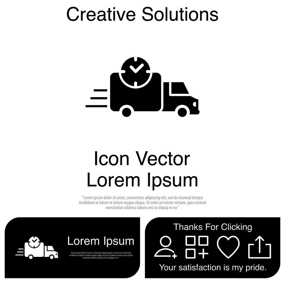 Delivery Icon Vector EPS 10