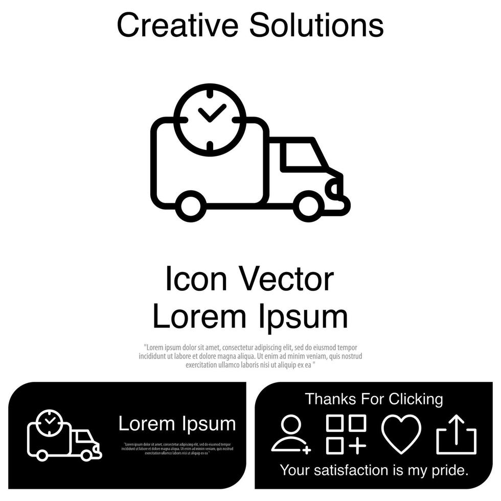 Delivery Icon Vector EPS 10