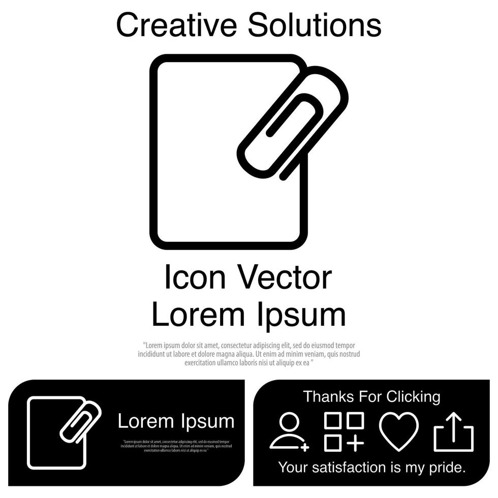 Best Document Icon Vector EPS 10