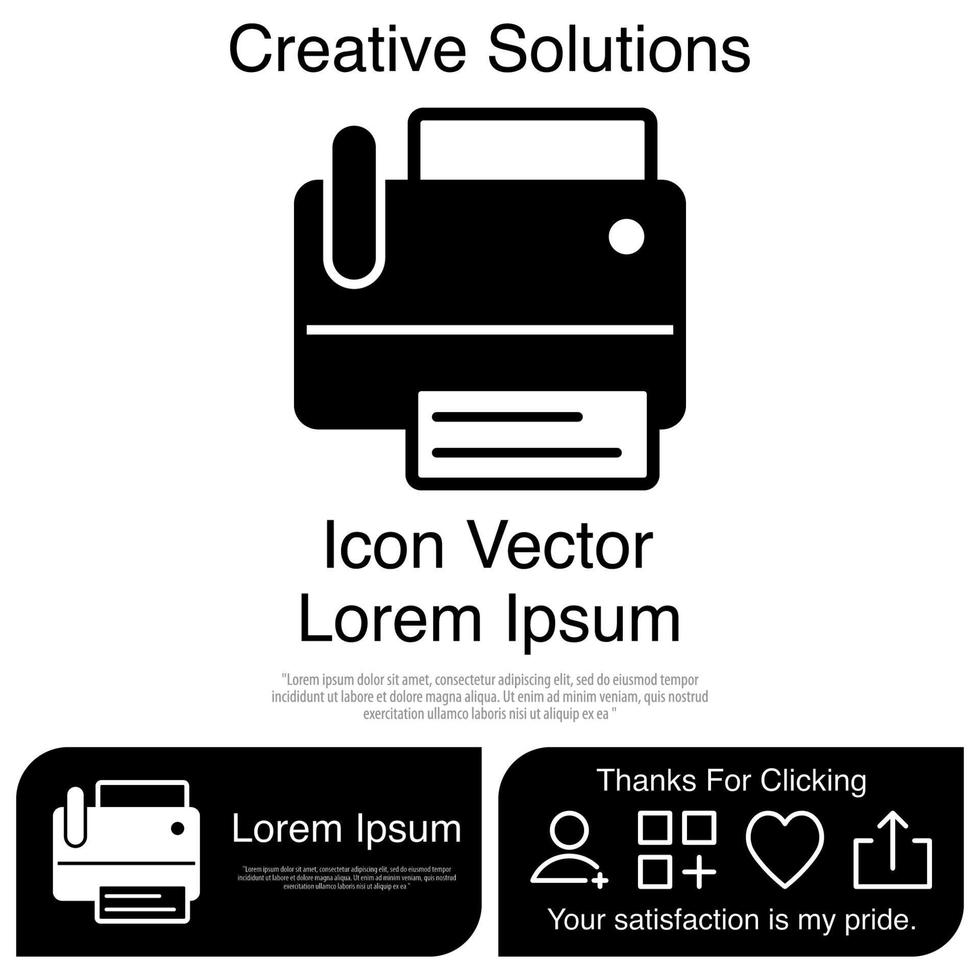 icono de fax vector eps 10