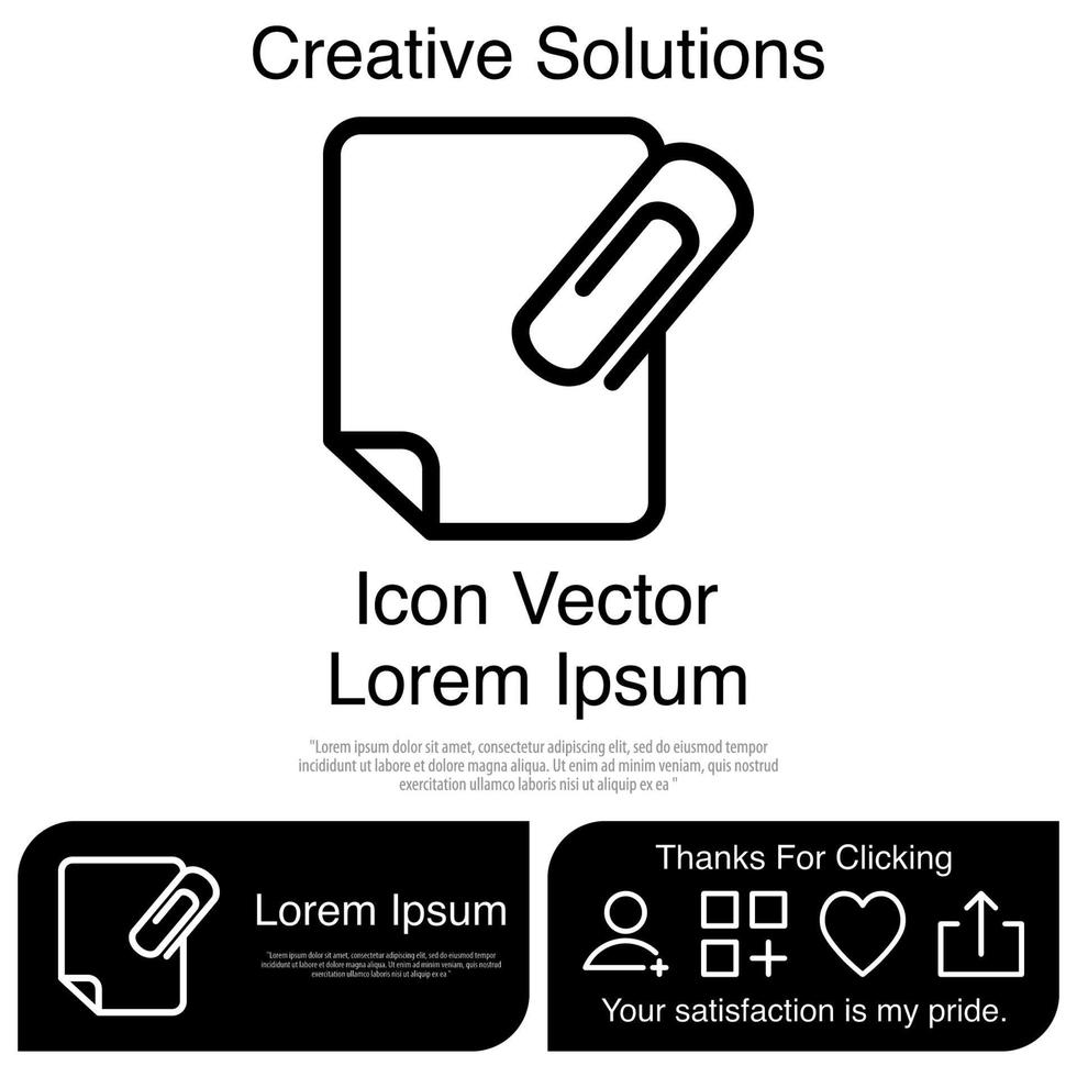 Best Document Icon Vector EPS 10