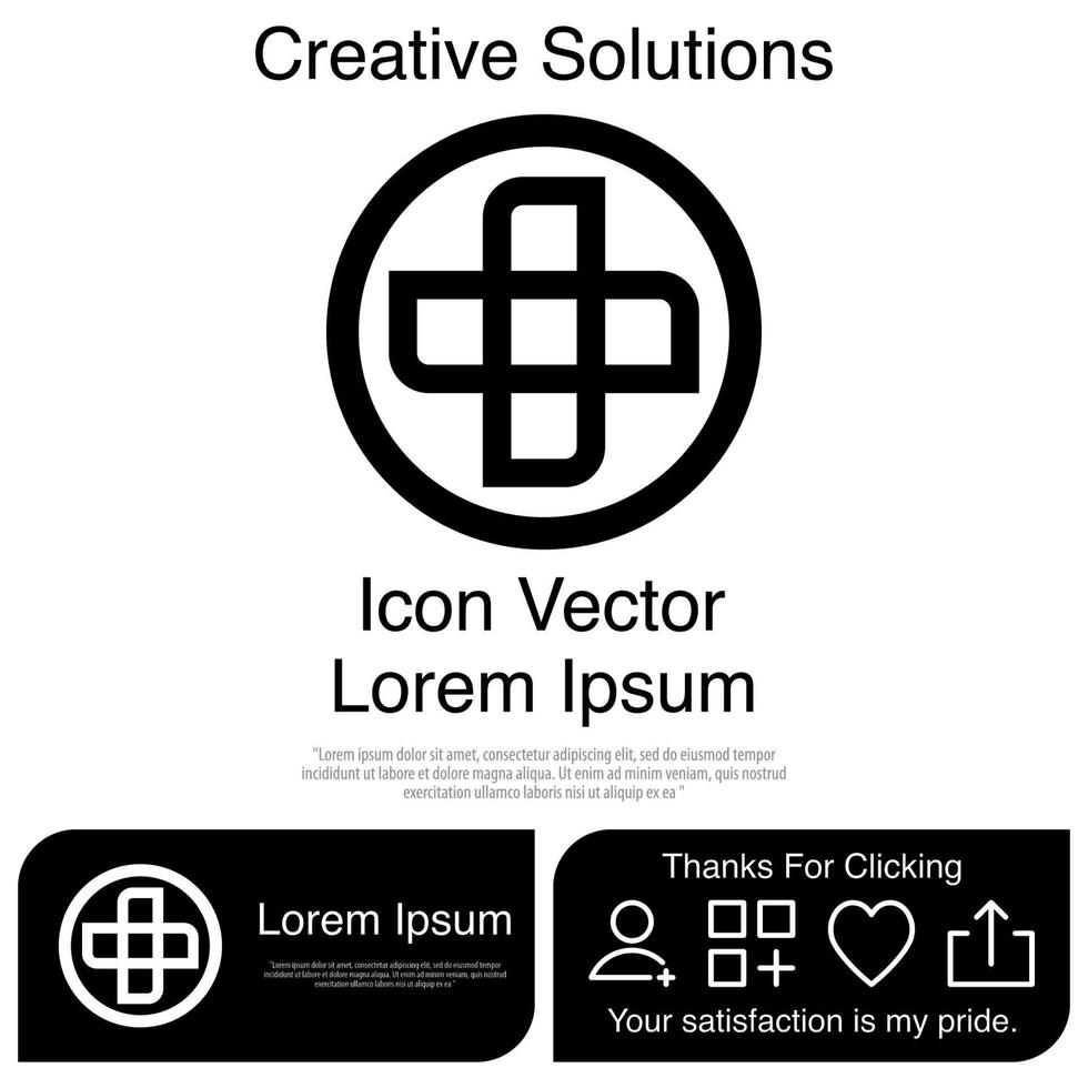 Cross Icon Vector EPS 10