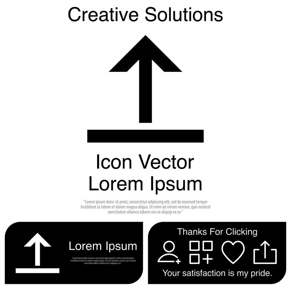 Upload Icon Vector EPS 10