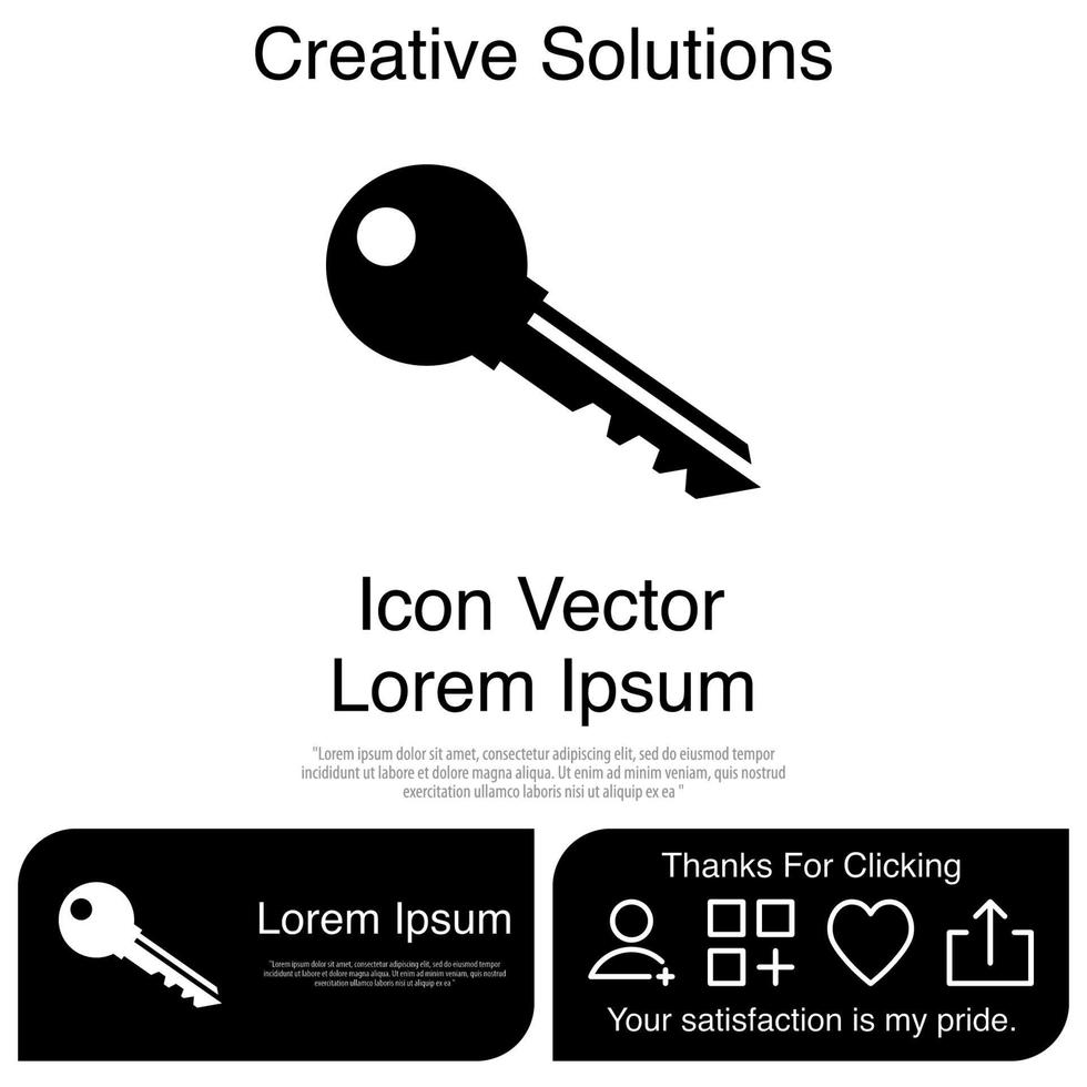 Key Icon Vector EPS 10