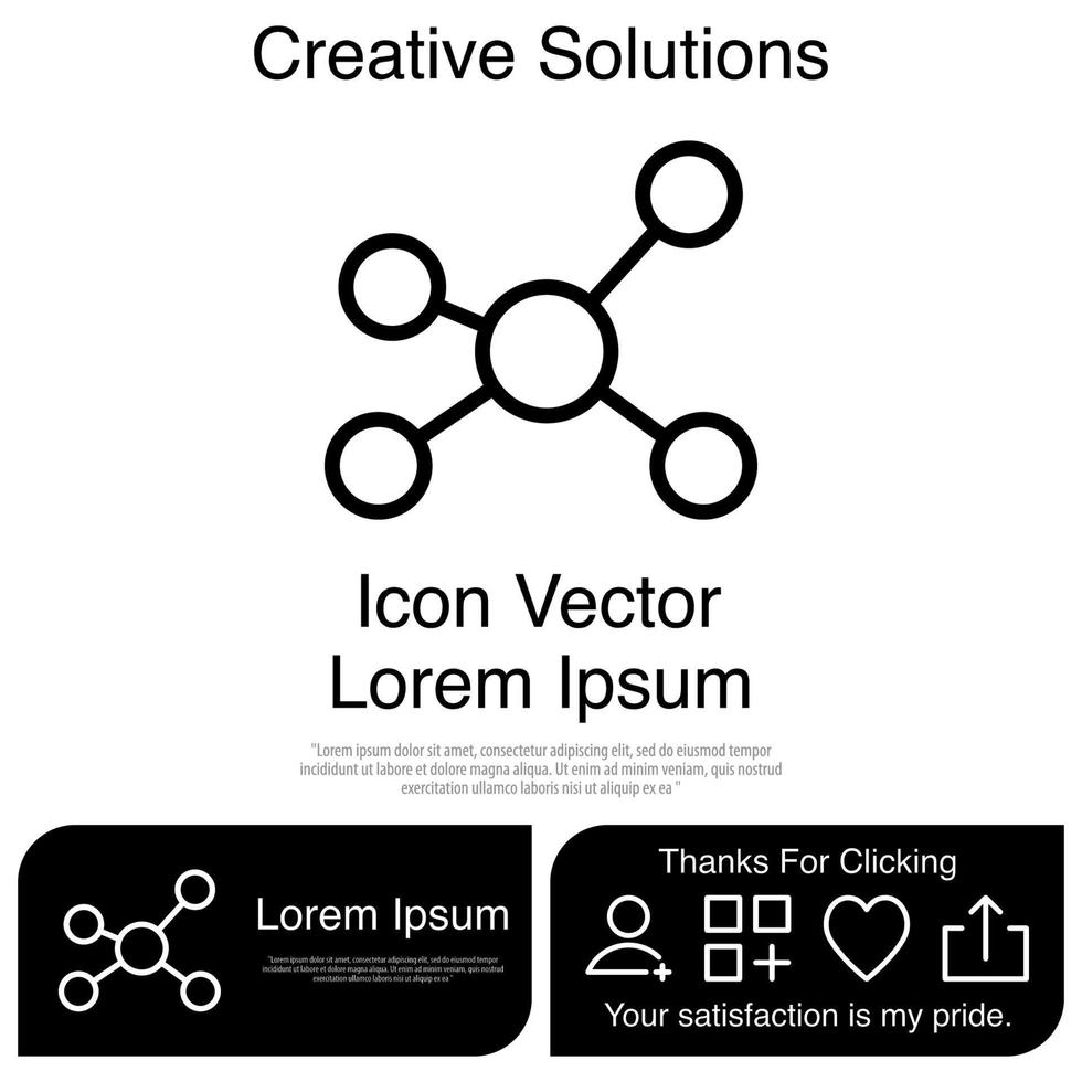 Atom Icon Vector EPS 10