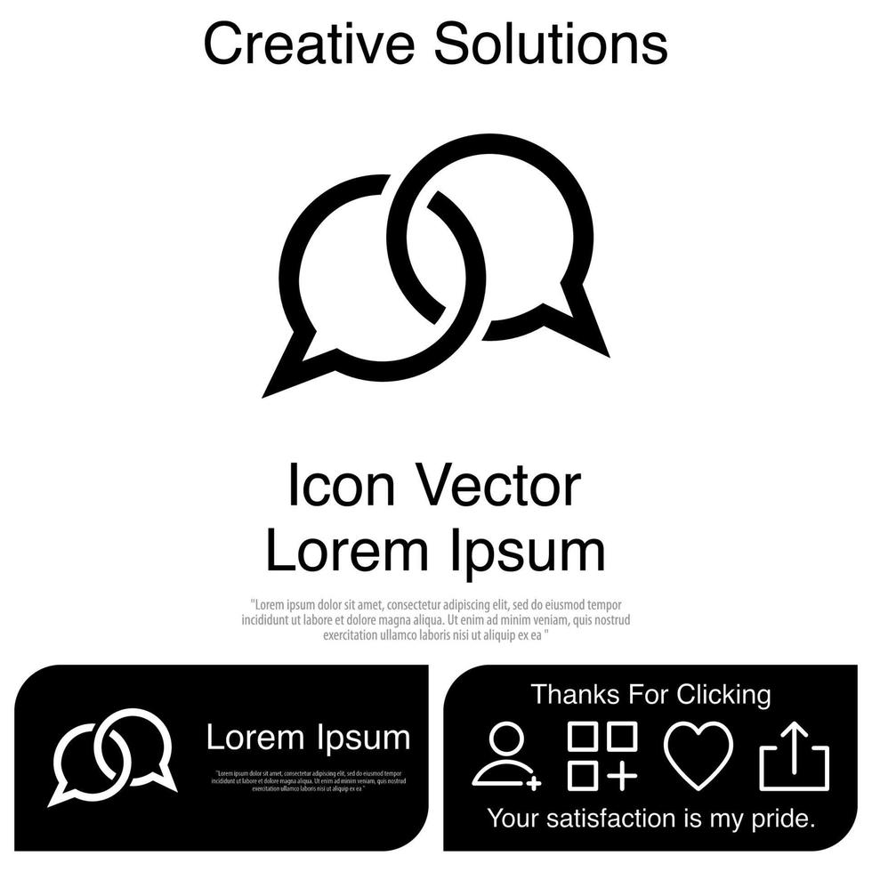 Bubble Space Icon Vector EPS 10