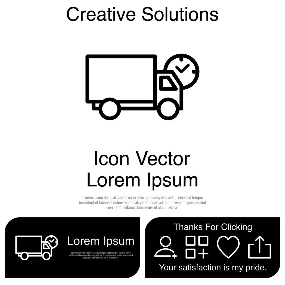 Delivery Icon Vector EPS 10