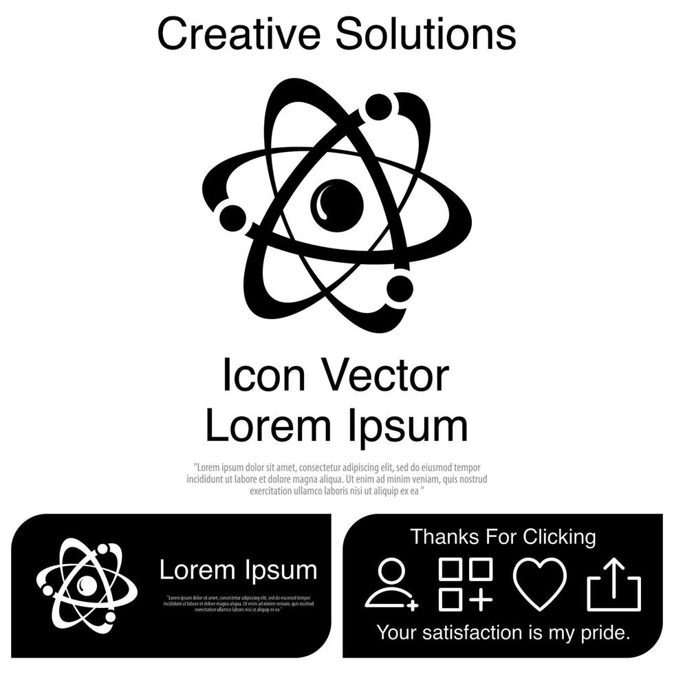 Molecule Icon Vector EPS 10