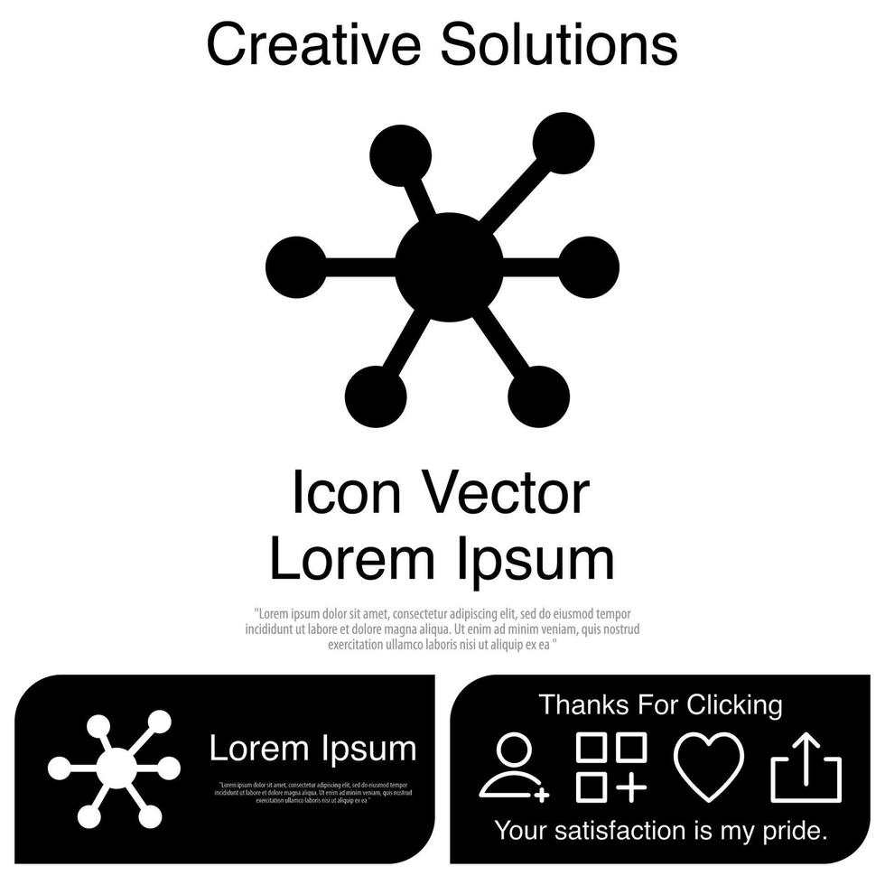 Atom Icon Vector EPS 10