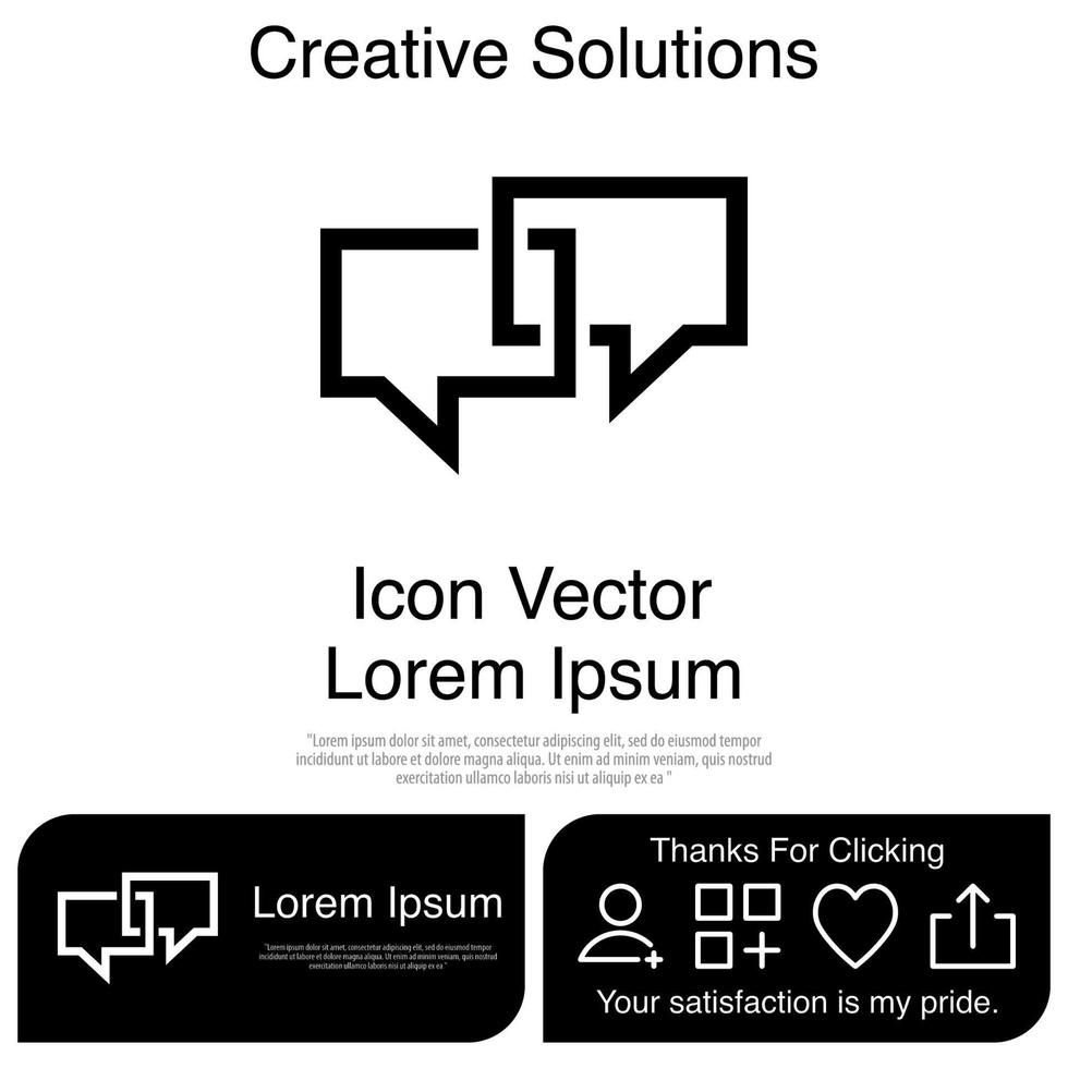 Bubble Space Icon Vector EPS 10
