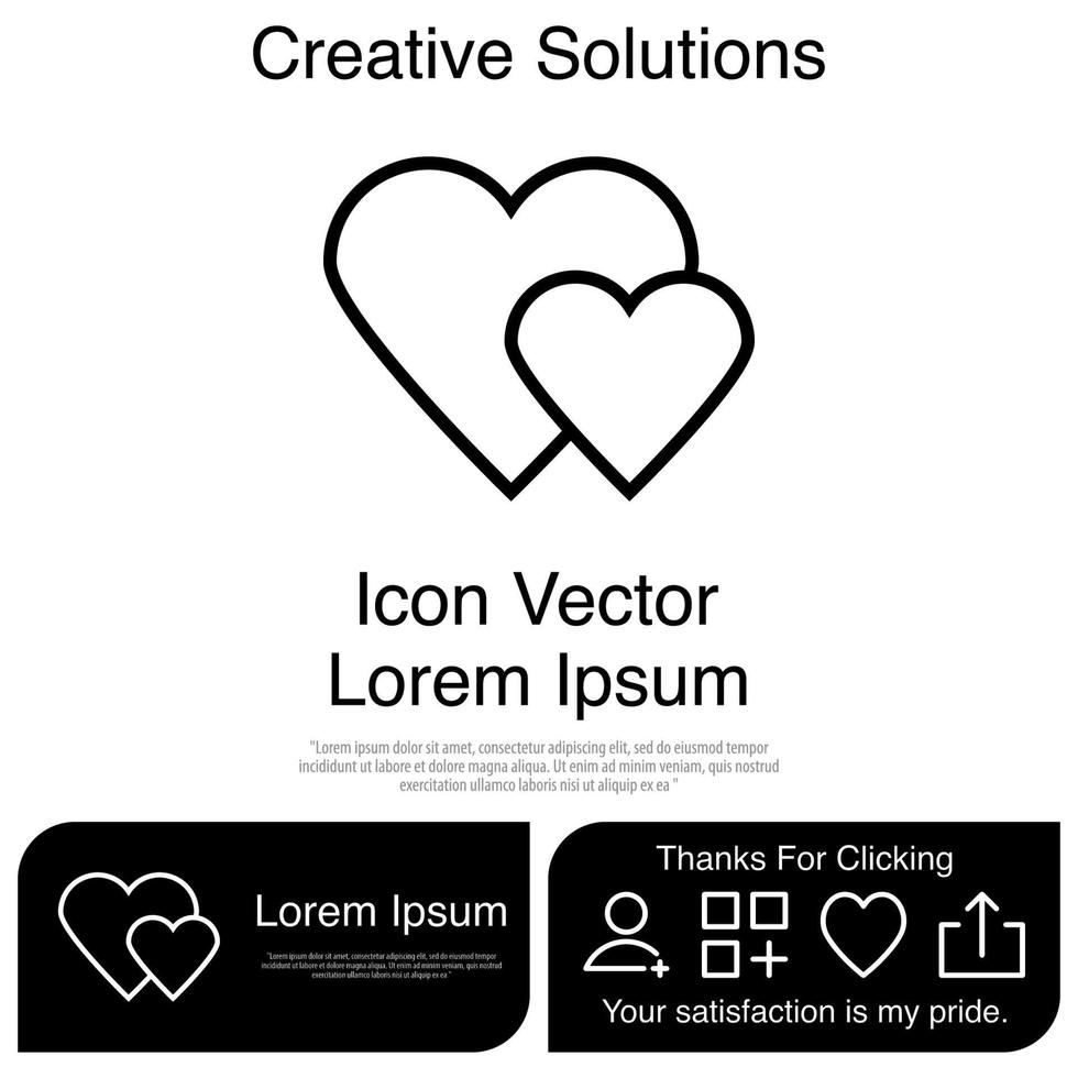 Love Icon Vector EPS 10