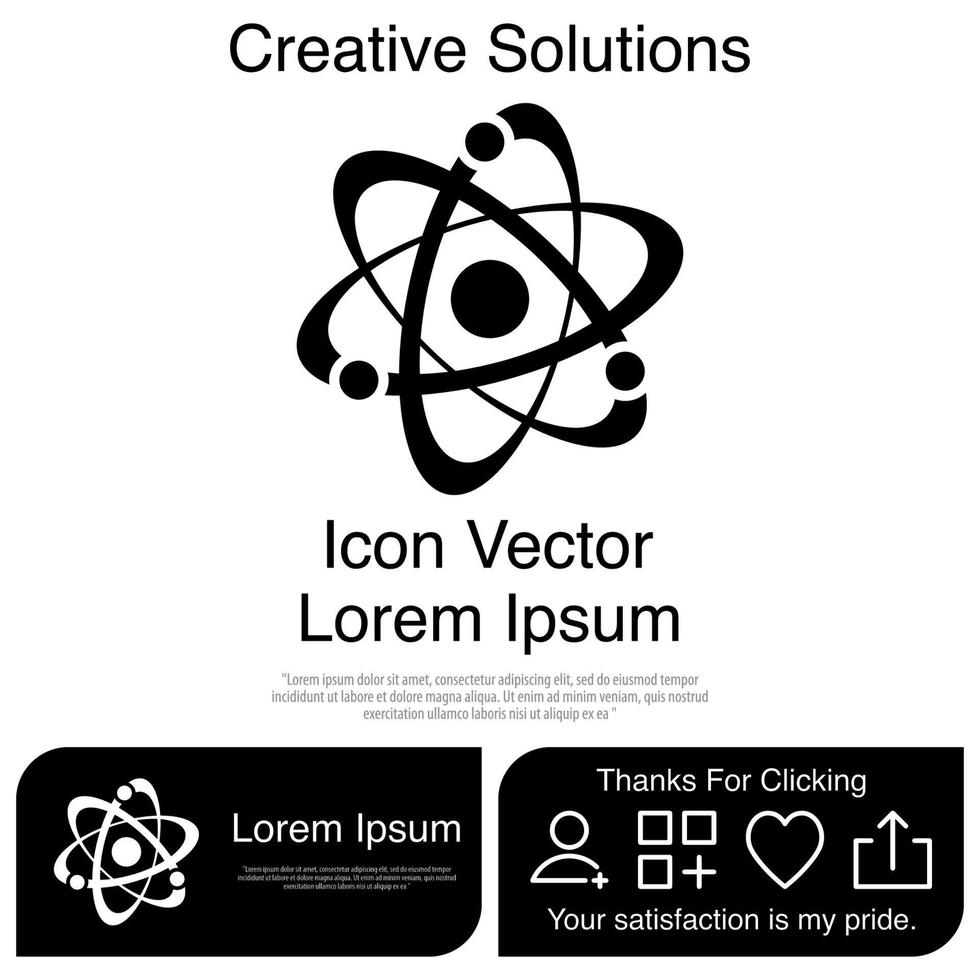 Molecule Icon Vector EPS 10