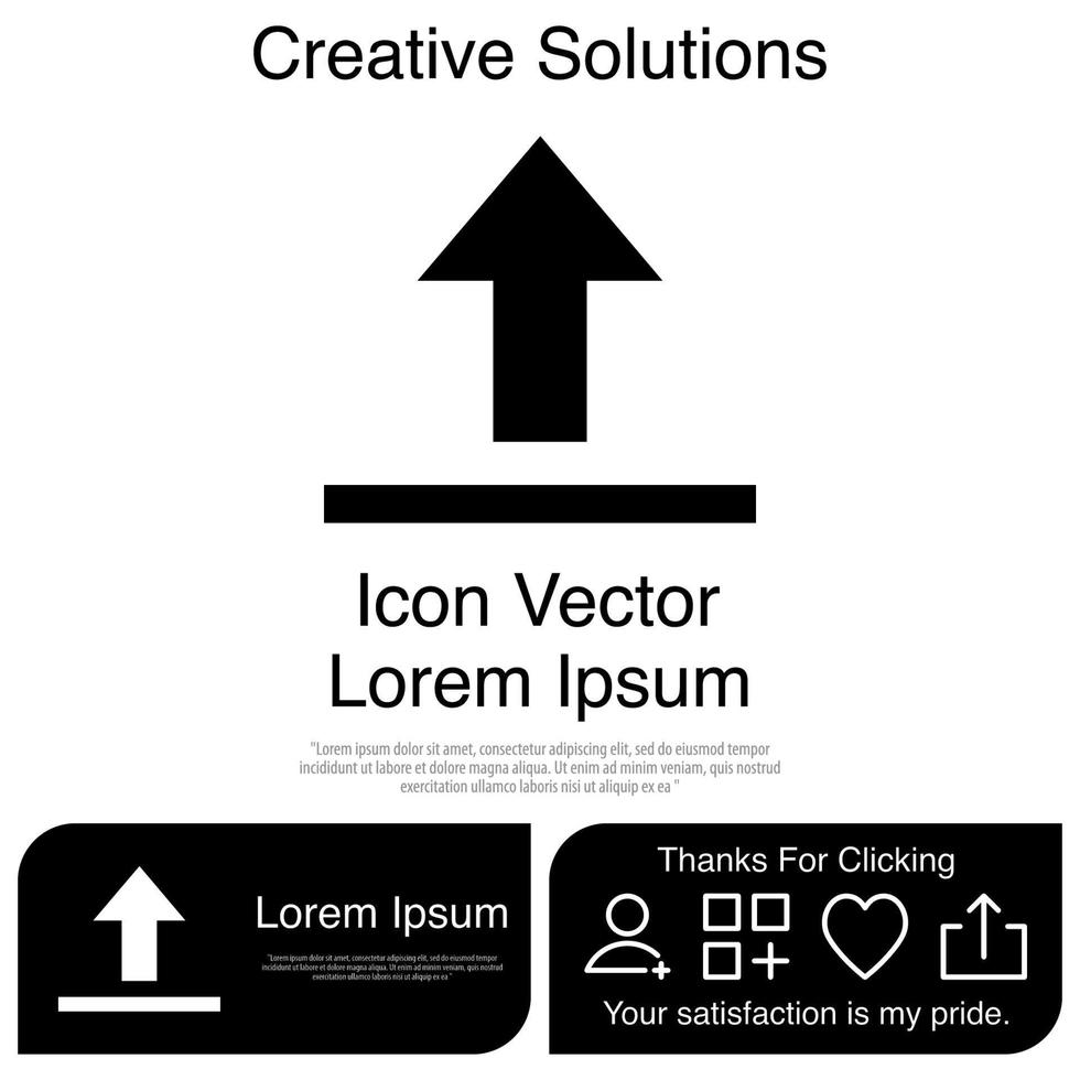 Upload Icon Vector EPS 10