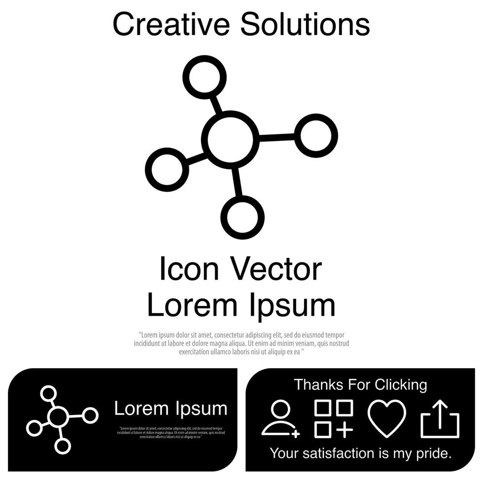 Atom Icon Vector EPS 10