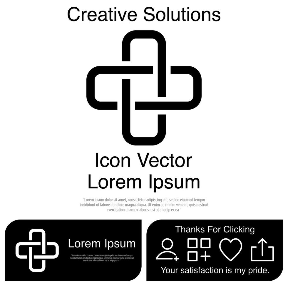 Cross Icon Vector EPS 10