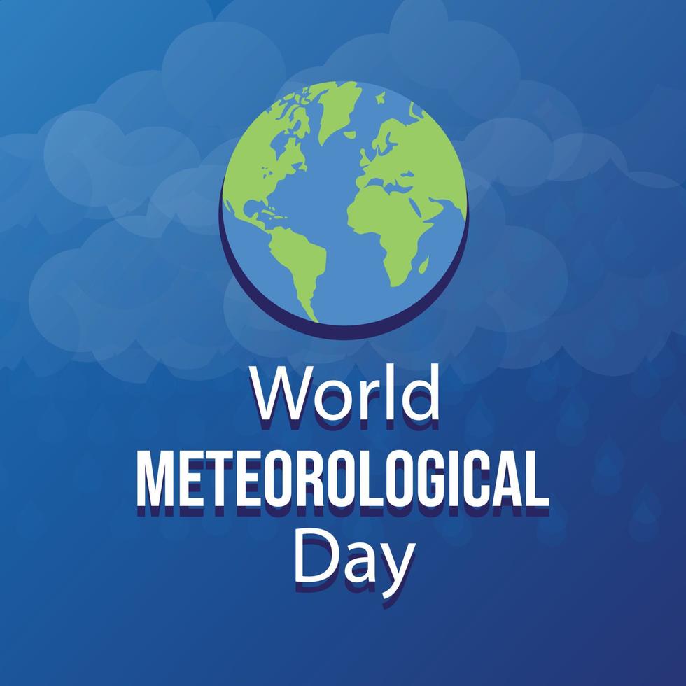 World Meteorological Day. sky blue abstract background 6555496 Vector