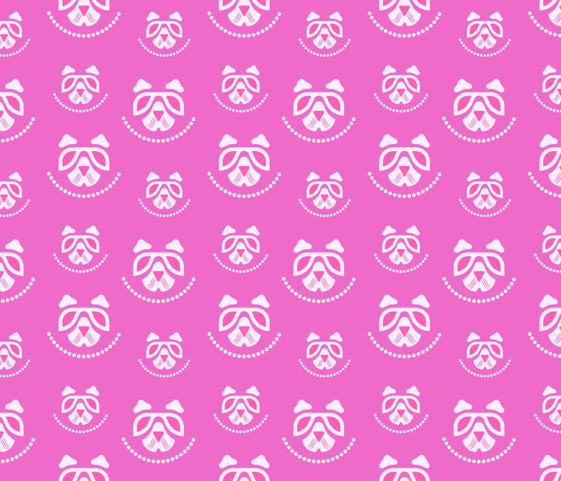 Dog pattern Design vector