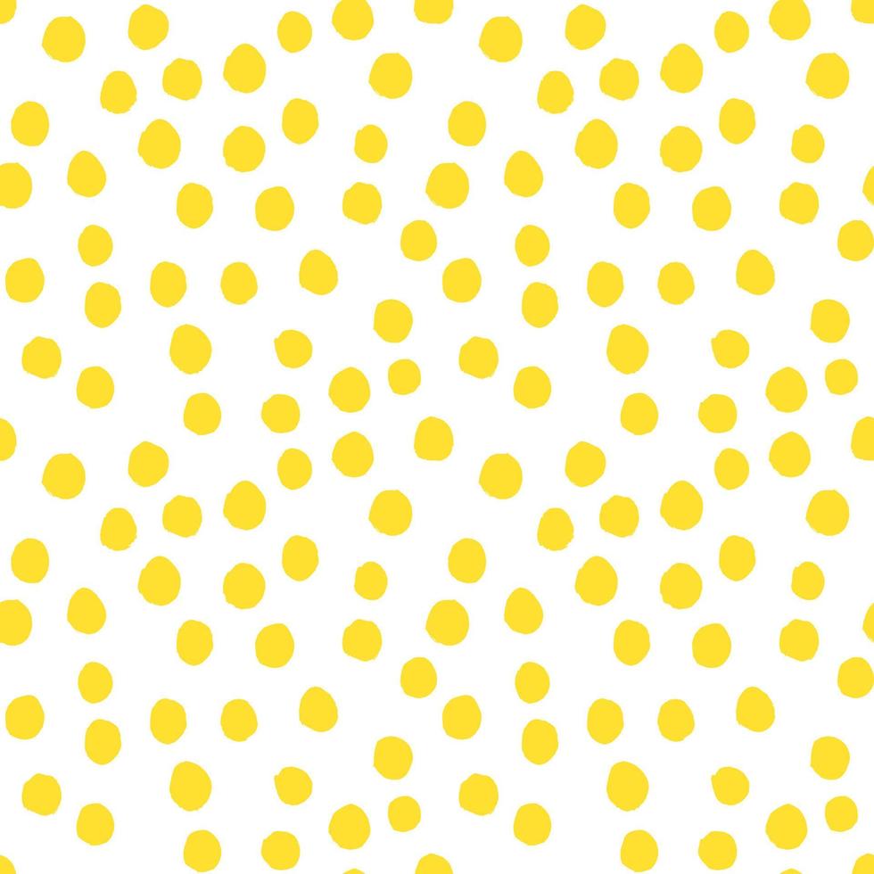 Yellow lemons with leaves. Citrus for lemonade, vitamins, healthy vegeterian food. Vector seamless pattern isolated on white background. Vivid summer illustration. For printing on paper and fabric.