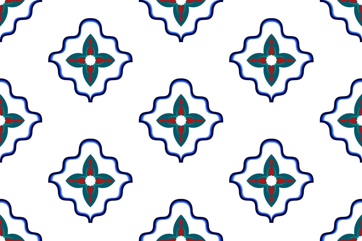 diseño de patrones sin fisuras étnicos ikat marroquíes. tela azteca alfombra mandala ornamento nativo boho chevron textil decoración papel tapiz. vector de bordado tradicional indio africano de turquía tribal