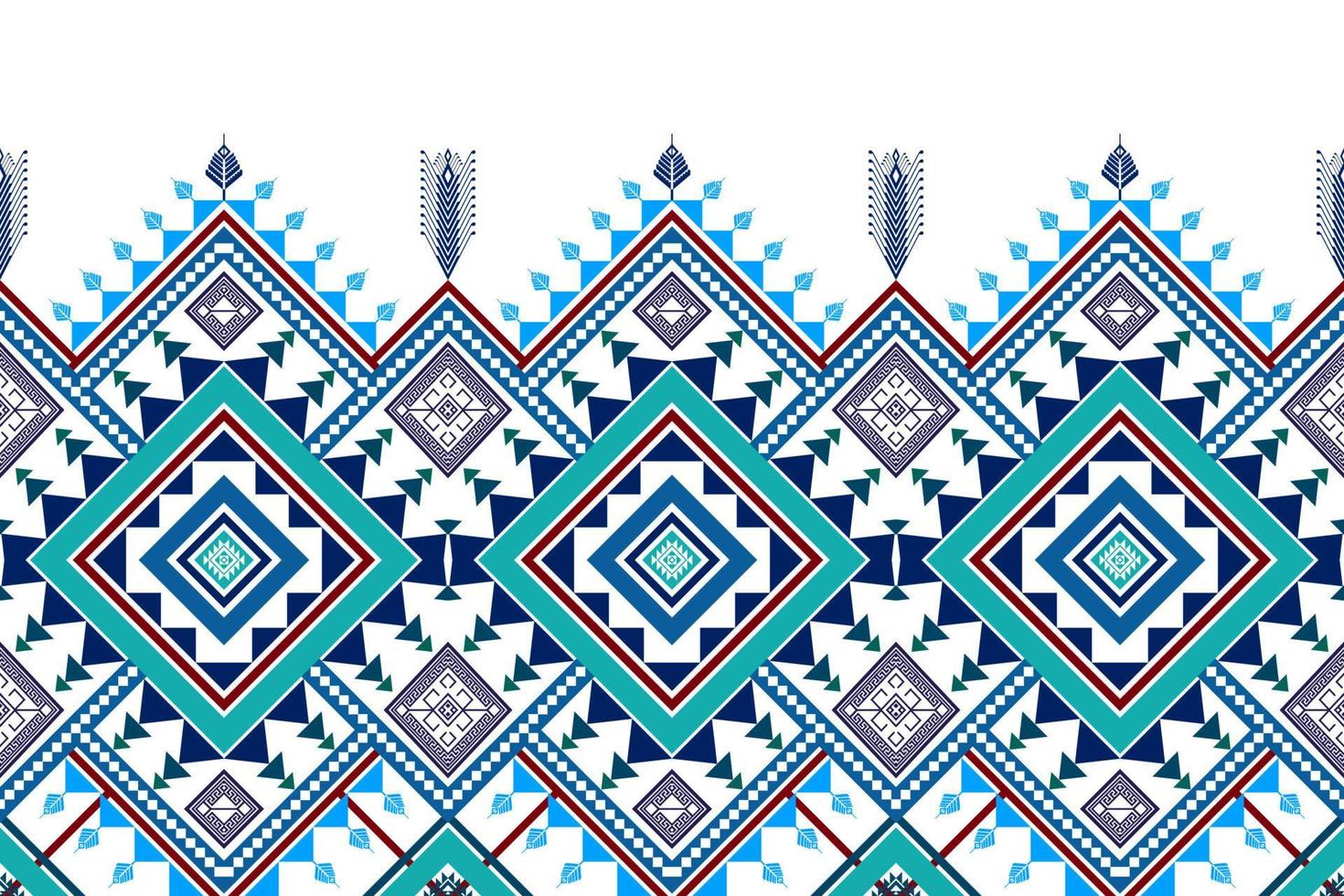 Geometric ethnic pattern design. Aztec fabric carpet mandala ornament chevron textile decoration wallpaper. Tribal turkey African Indian traditional embroidery background vector