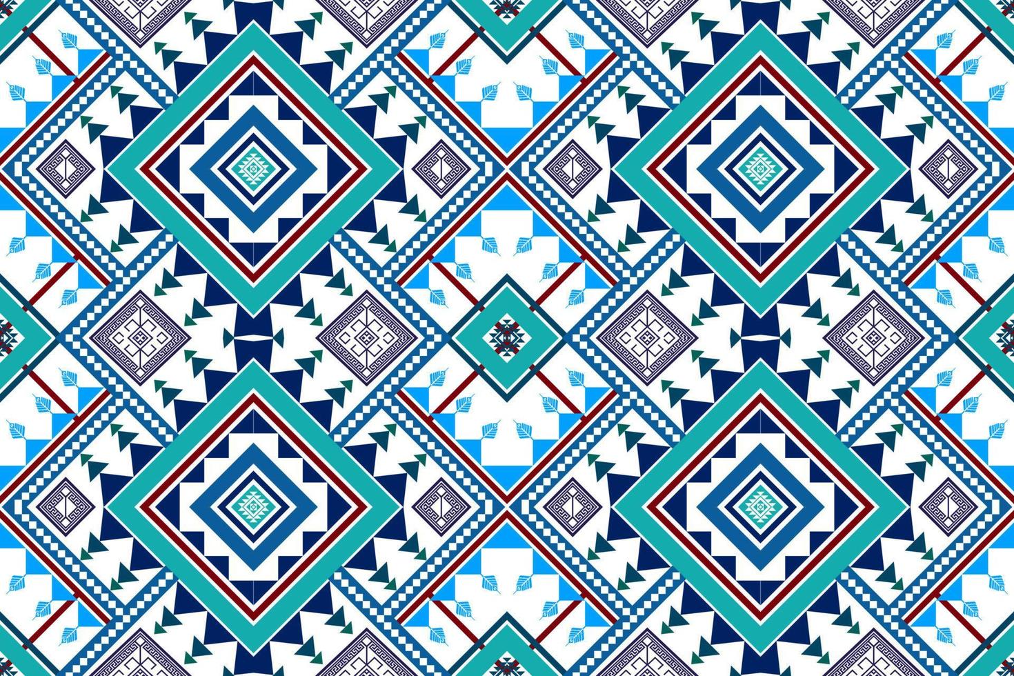 diseño de patrones étnicos geométricos. tela azteca alfombra mandala ornamento chevron textil decoración papel tapiz. fondo de bordado tradicional indio africano de pavo tribal vector