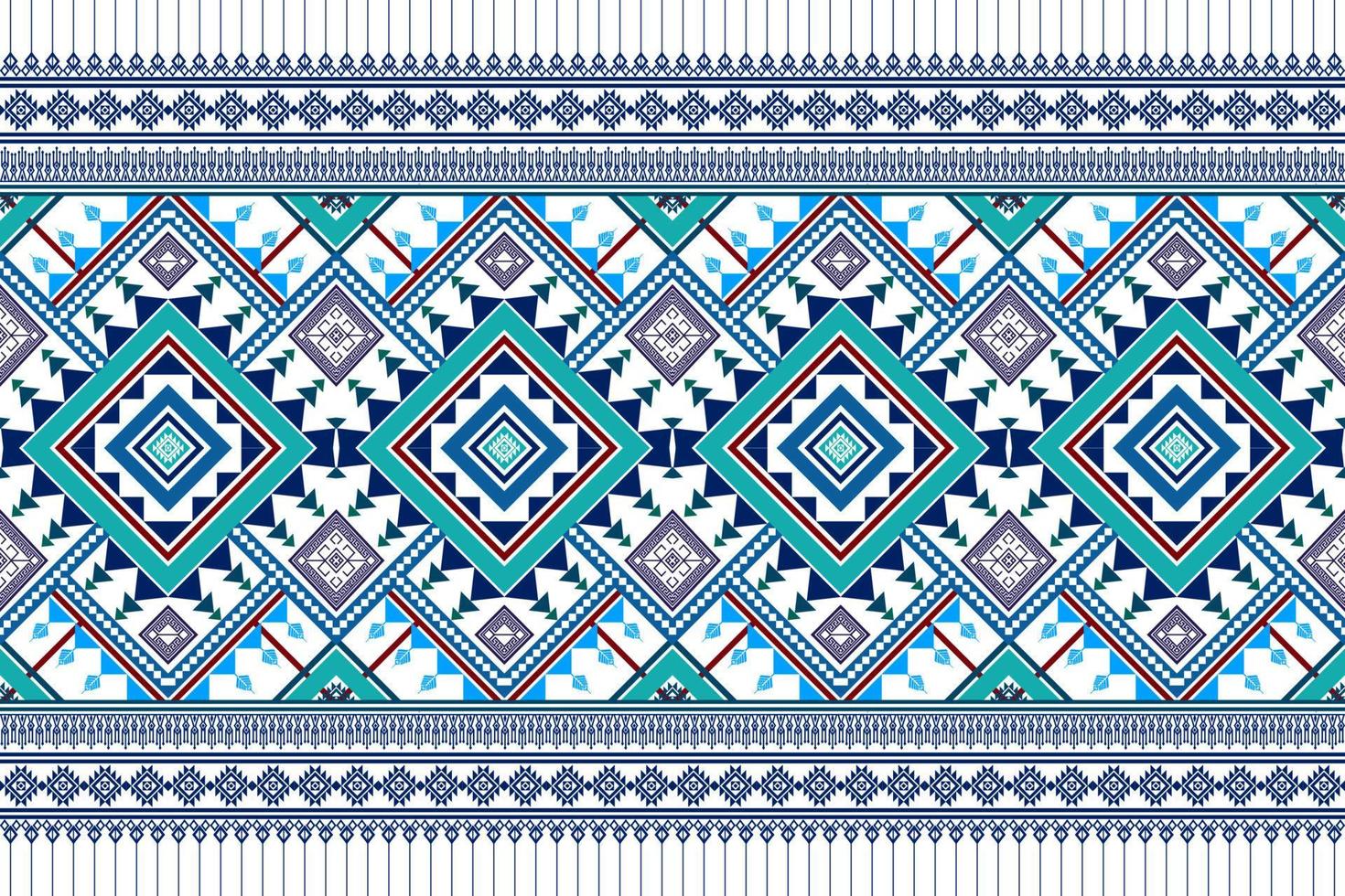 Geometric ethnic pattern design. Aztec fabric carpet mandala ornament chevron textile decoration wallpaper. Tribal turkey African Indian traditional embroidery background vector