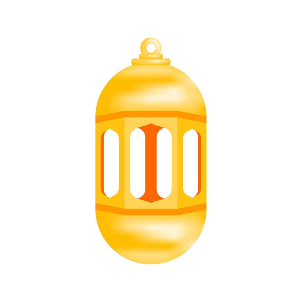 3d ramadan lamp vector