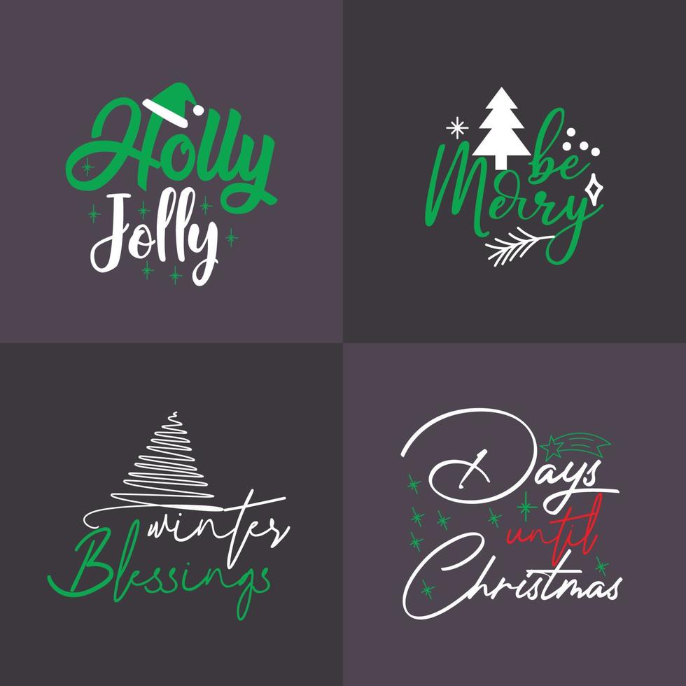 Christmas Bundle  Design vector