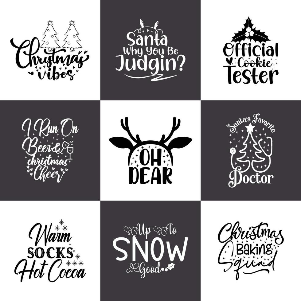 Christmas Design Bundle vector