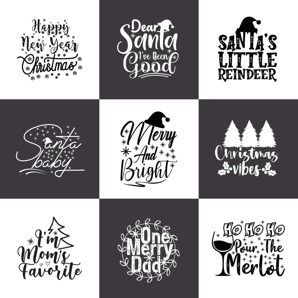 Christmas Design Bundle vector
