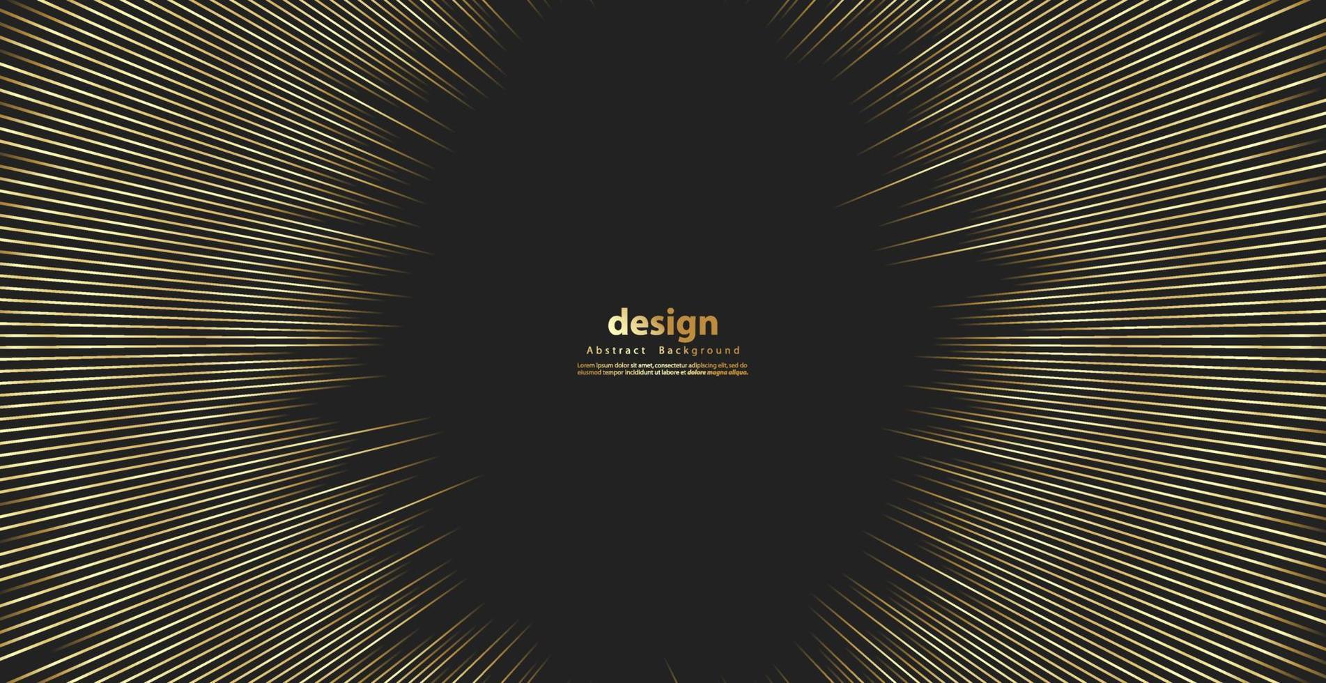 Abstract pattern golden line. Design stripe gold on black background. Modern luxury concept. Vector illustration