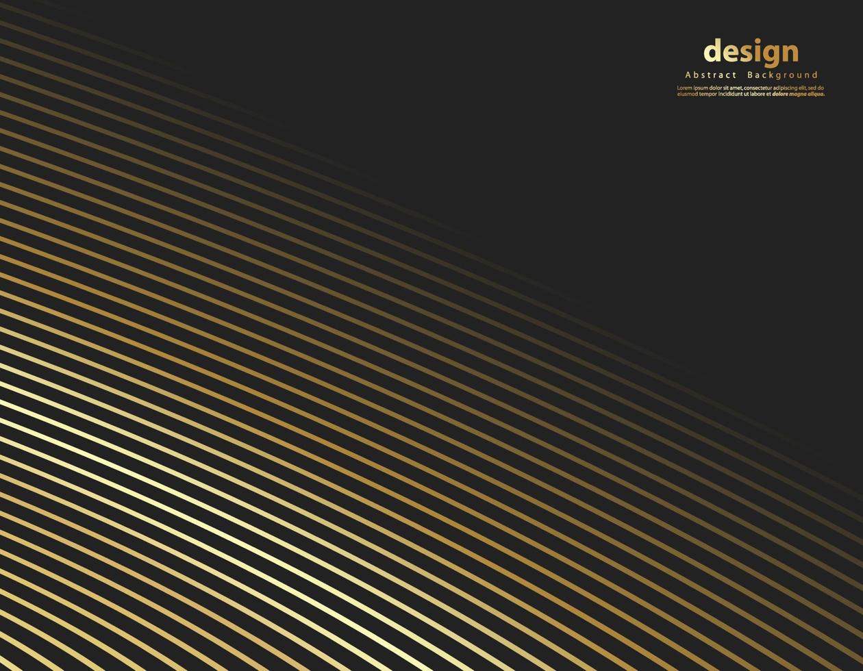 Abstract gold luxurious wave line background - simple texture for your design. gradient background. Modern decoration for websites, posters, banners, EPS10 vector