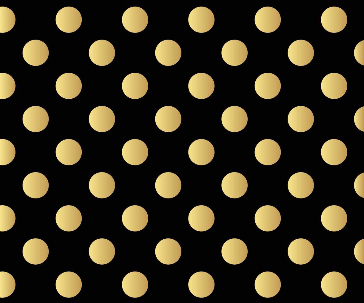 Gold polka dots pattern, colorful holiday background - vector abstract background
