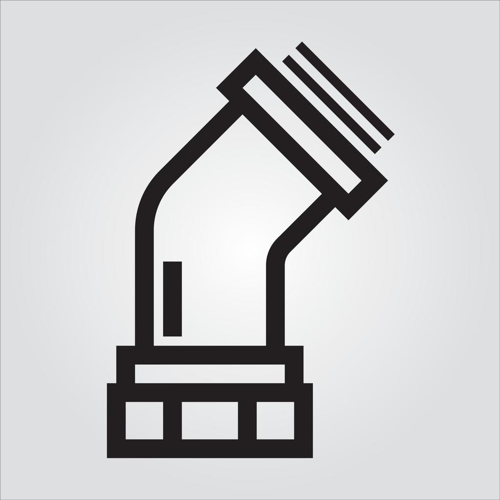 Isolated Detailed Outline Pipe 18 Icon Scalable Vector Graphic Free Vector