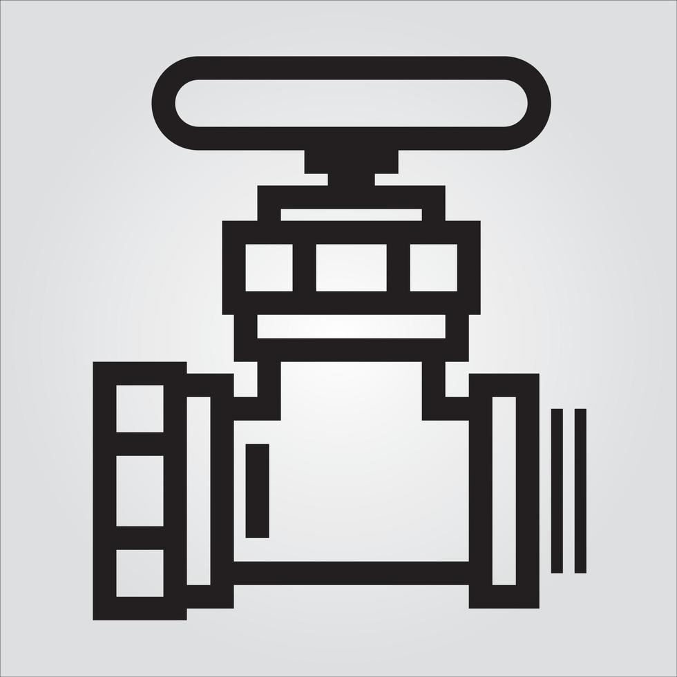 Isolated Detailed Outline Valve 2 Icon Scalable Vector Graphic Free Vector