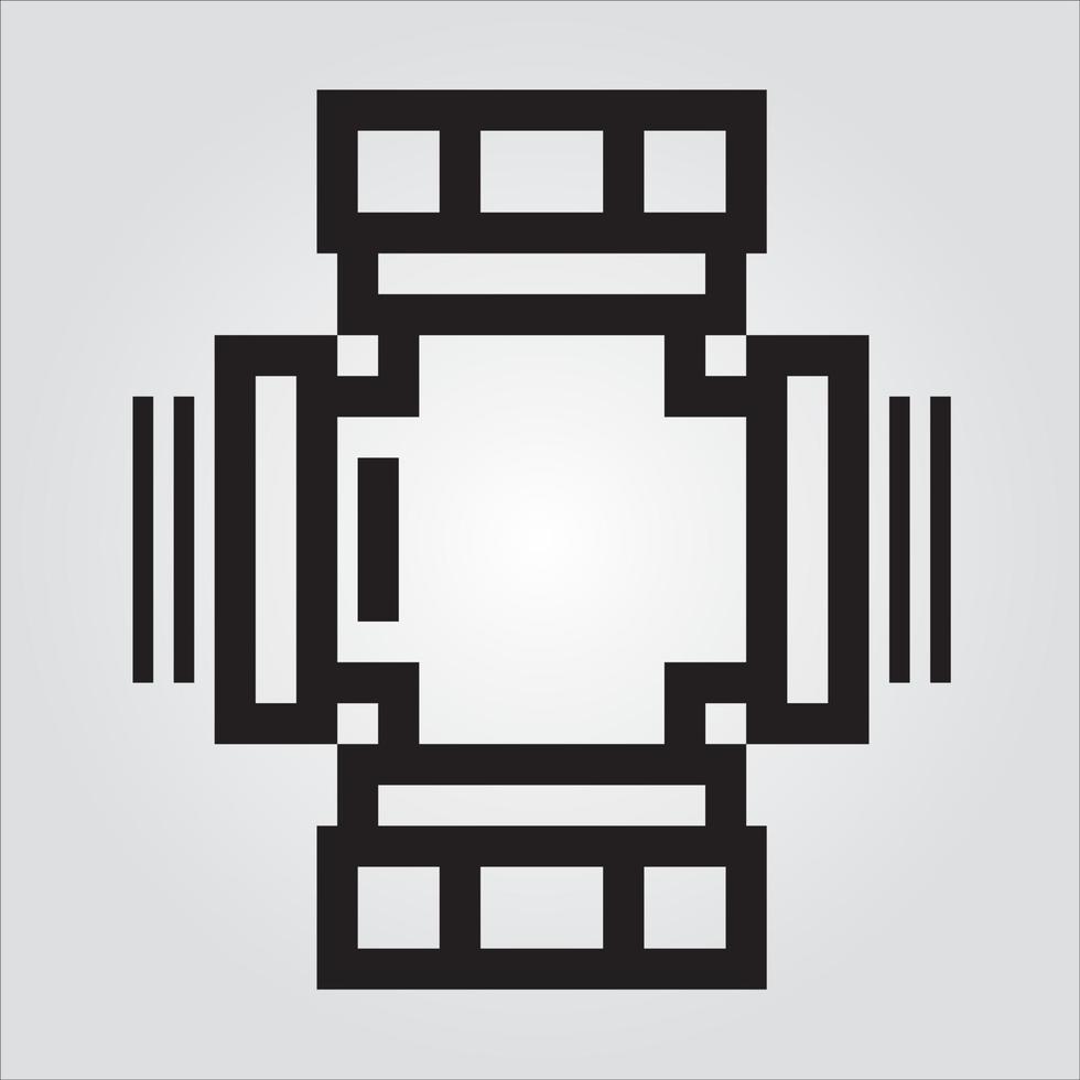 Isolated Detailed Outline Pipe 17 Icon Scalable Vector Graphic Free Vector