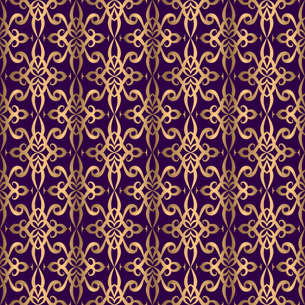 Decorative ornament seamless pattern background vector