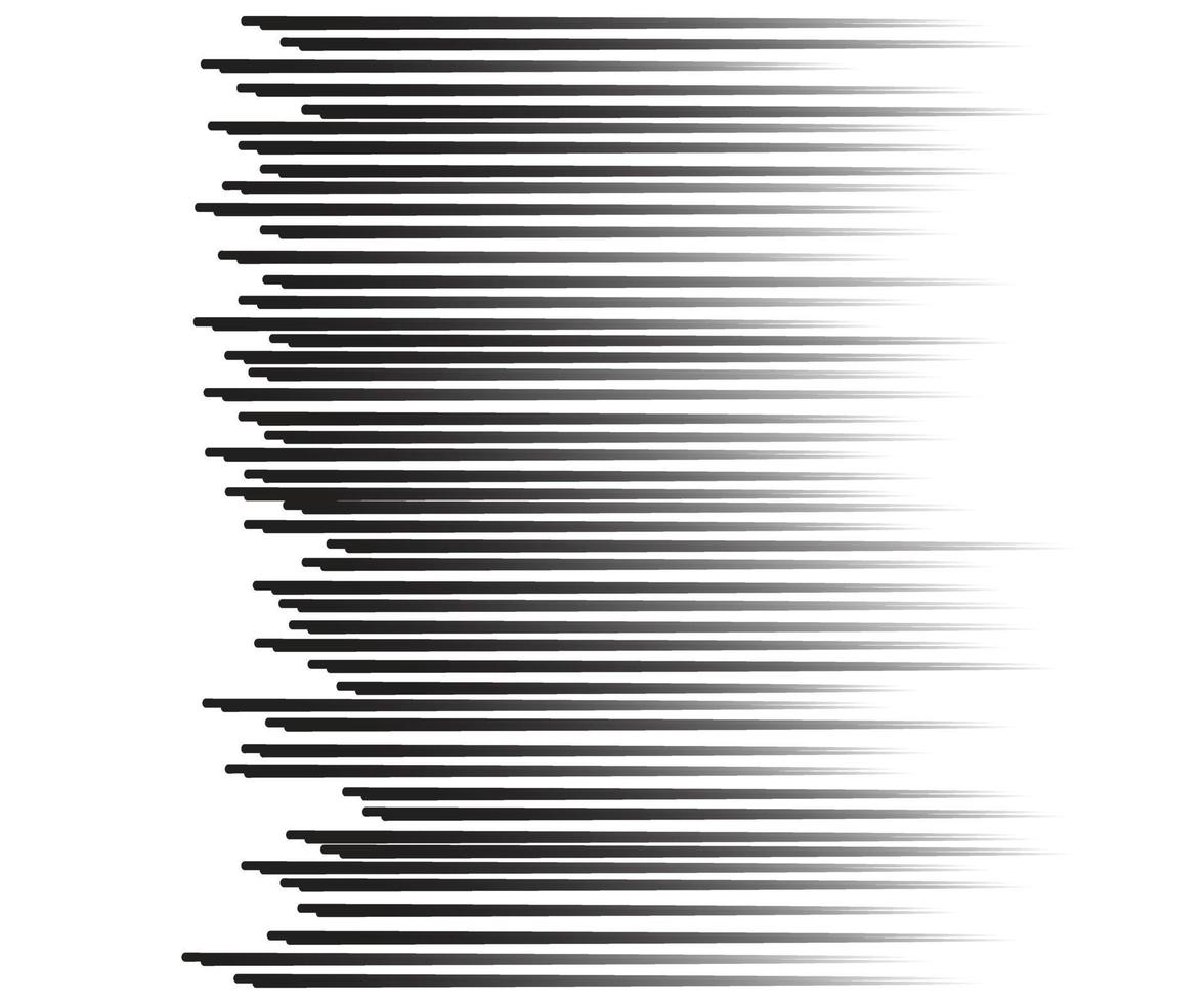 Speed lines Flying particles Seamless pattern, Fight stamp Manga graphic texture, Comic book speed horizontal lines on white background vector