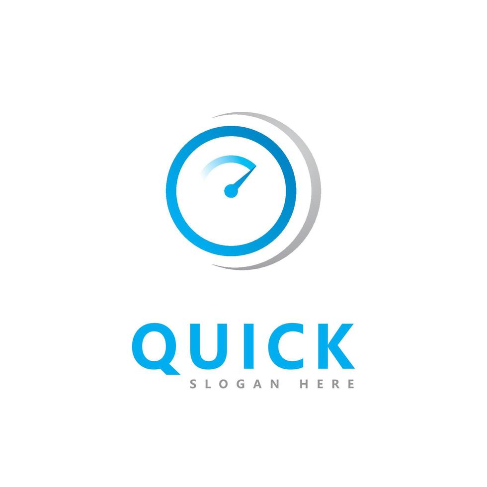 Quick Time logo vector template