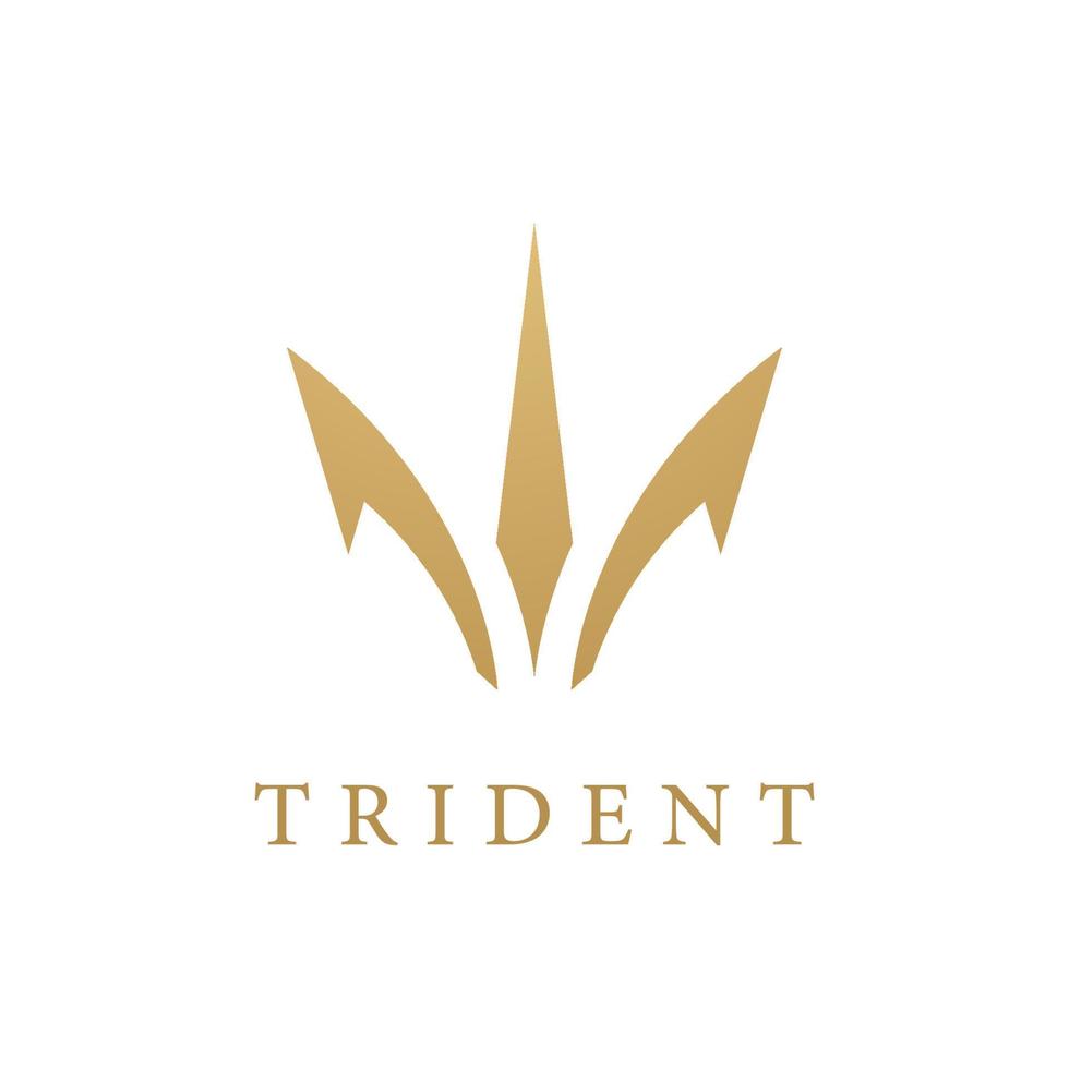 Trident Logo Template vector icon