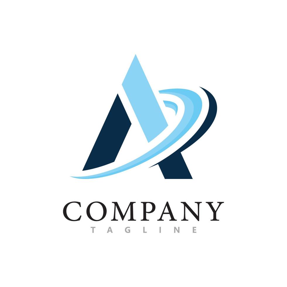 A Letter icon Template vector